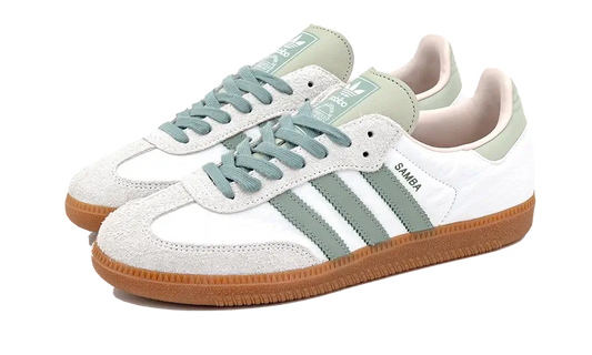 Adidas Samba OG Silver Green Putty Mauve (Women's)