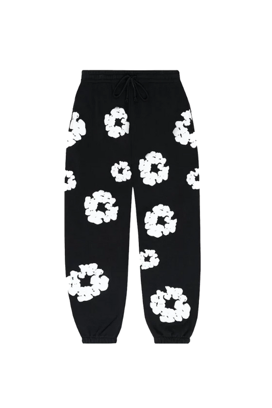 Denim Tears The Cotton Wreath Sweatpants Black