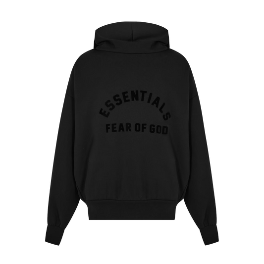 Essentials Hoodie Jet Black