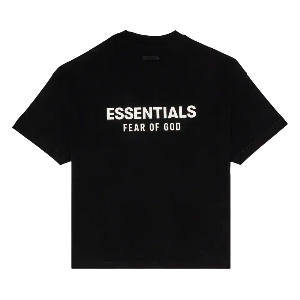 Esseentials Rapper T Essentials Jersey Crewneck T-Shirt Black – Newcop Dubai