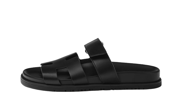 Hermes Chypre Sandals Black