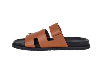 Hermes Chypre Sandals Brown