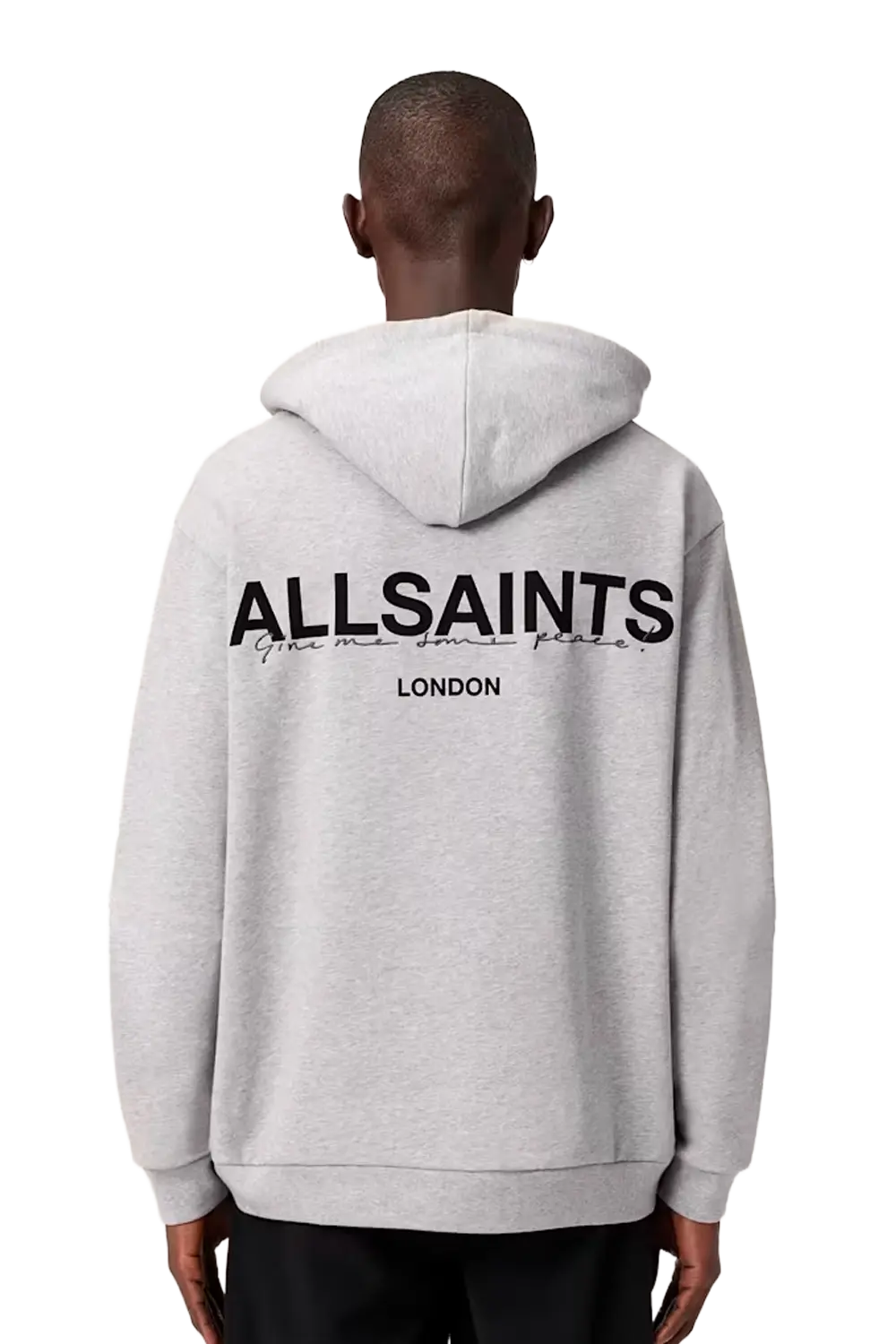 ALLSAINTS Halcyon Hoodie Light Grey Marl