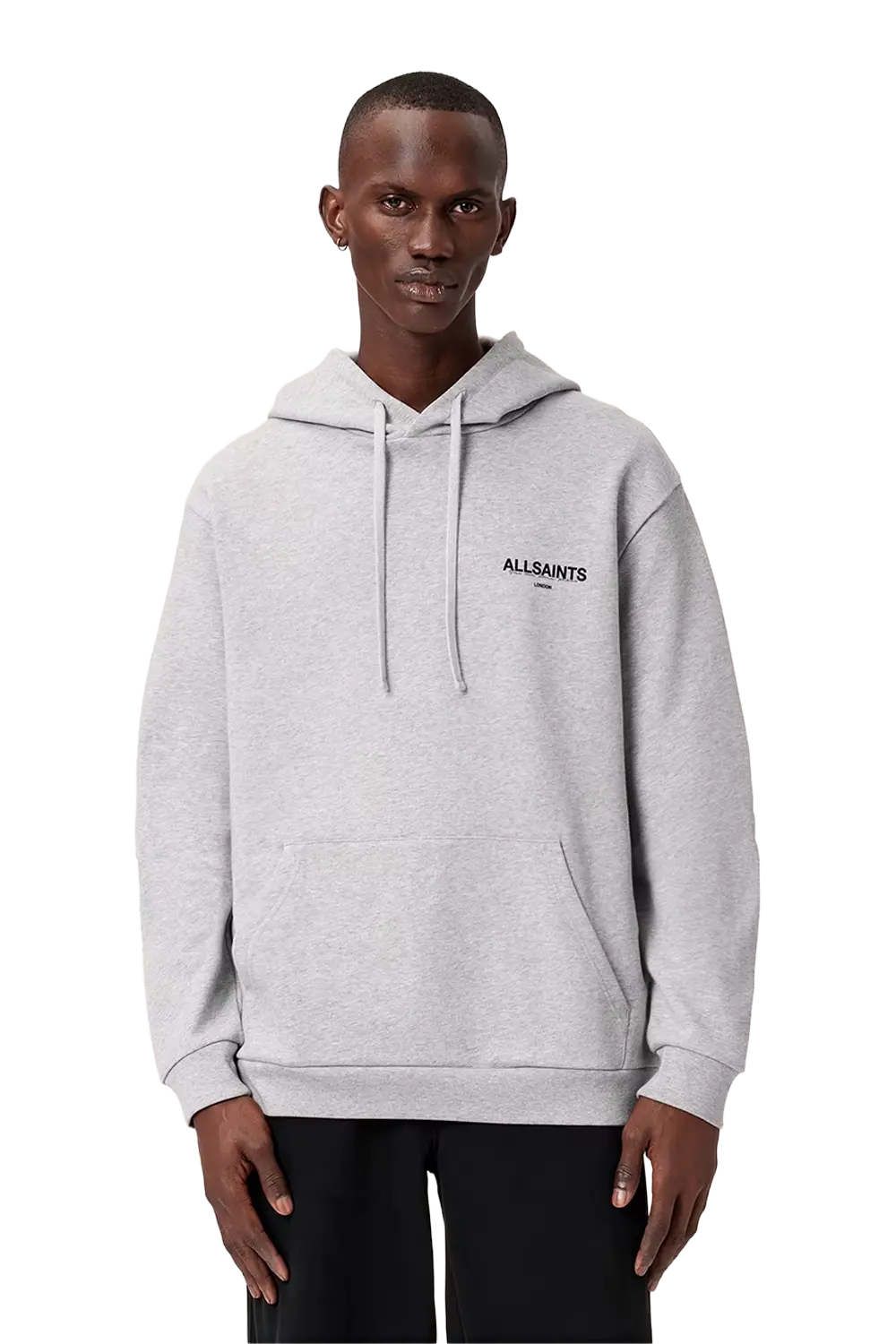 ALLSAINTS Halcyon Hoodie Light Grey Marl