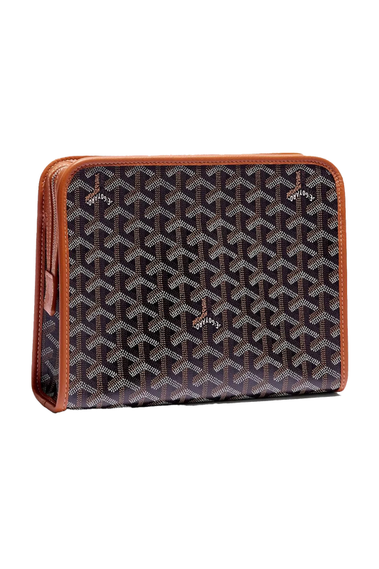 Goyard Jouvence Toiletry Bag MM Black/Brown