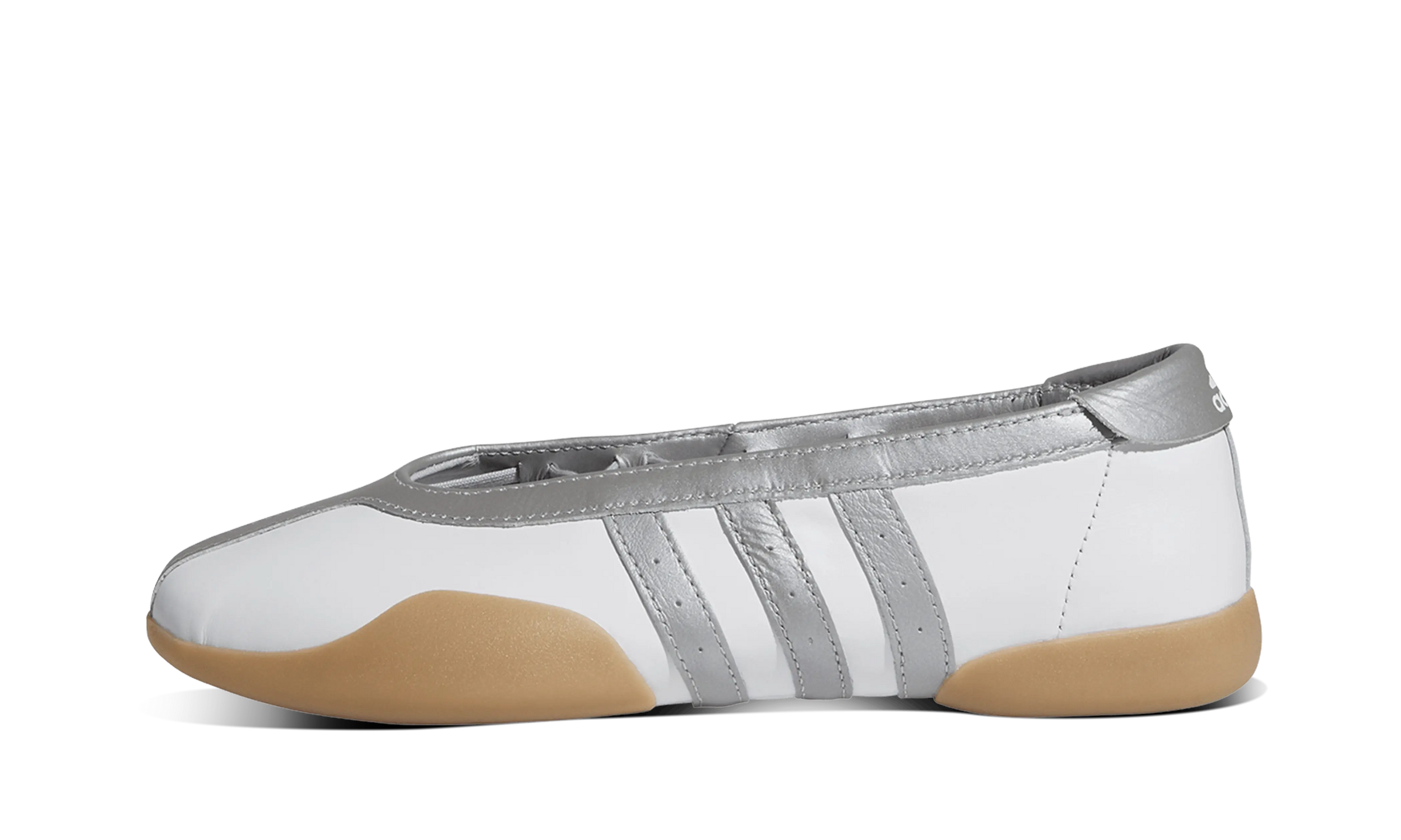 Newcop Adidas Mujer Taekwondo Mei Ballet White Silver Metallic Zapatillas 1