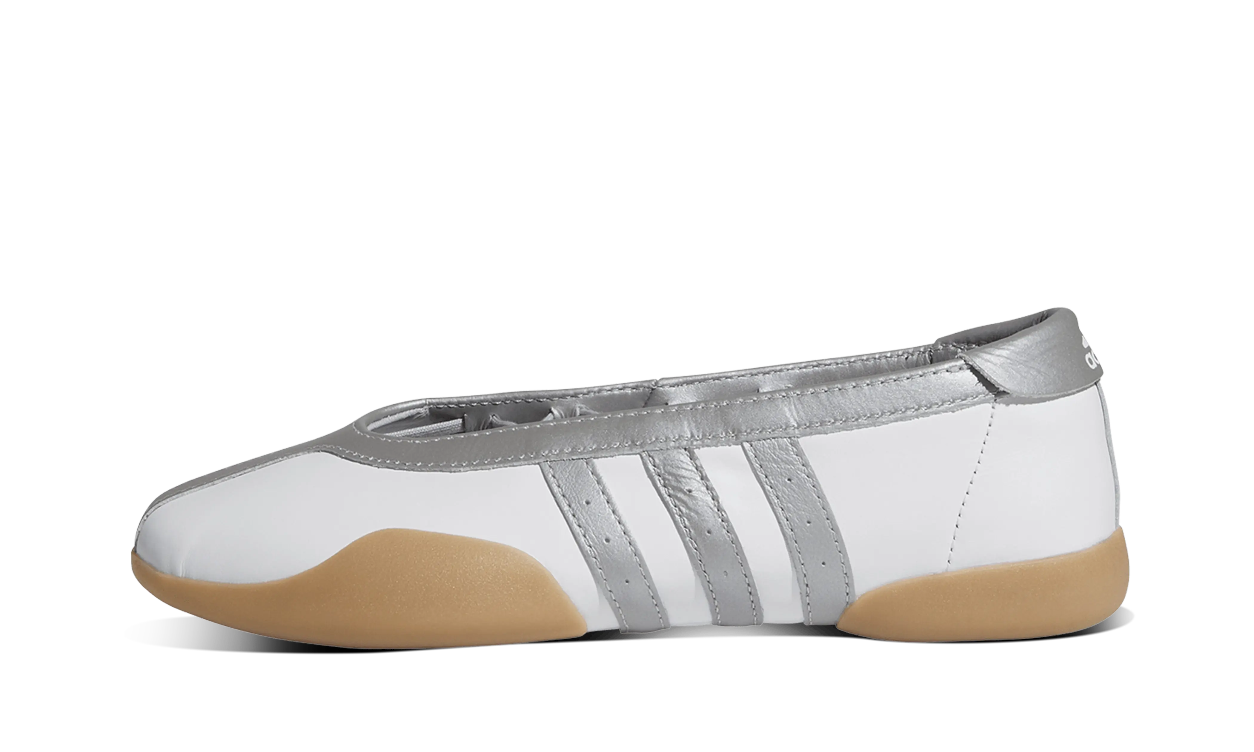 Newcop Adidas Mujer Taekwondo Mei Ballet White Silver Metallic Zapatillas 1