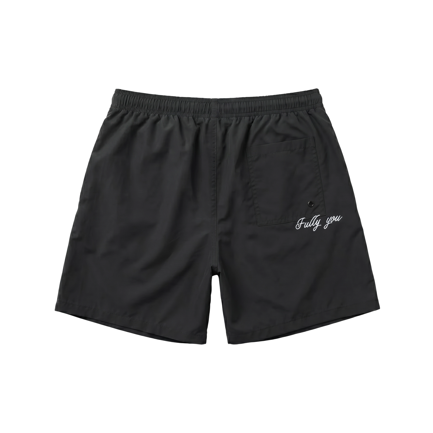 Fully You Black Swim Shorts