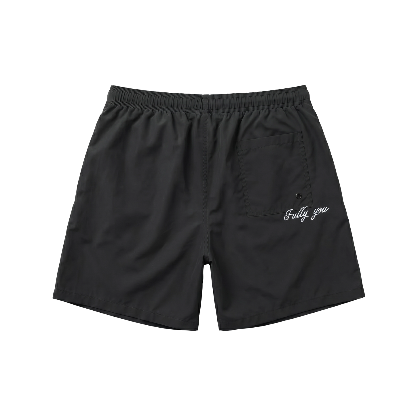 Fully You Black Swim Shorts