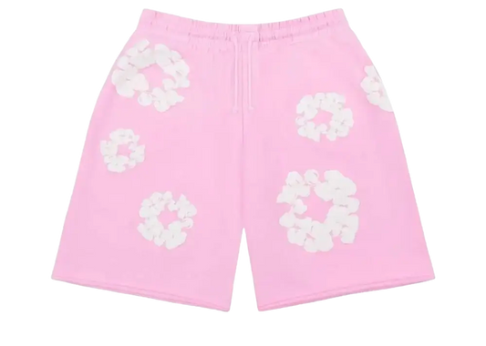 Denim Tears The Cotton Wreath Shorts Powder Pink