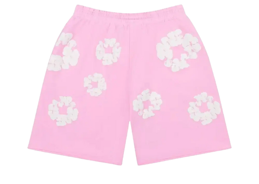 Denim Tears The Cotton Wreath Shorts Powder Pink